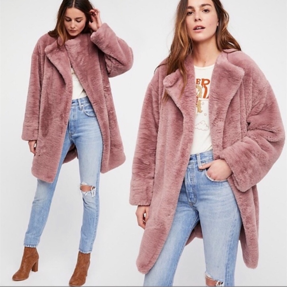 Free people plush soft coat